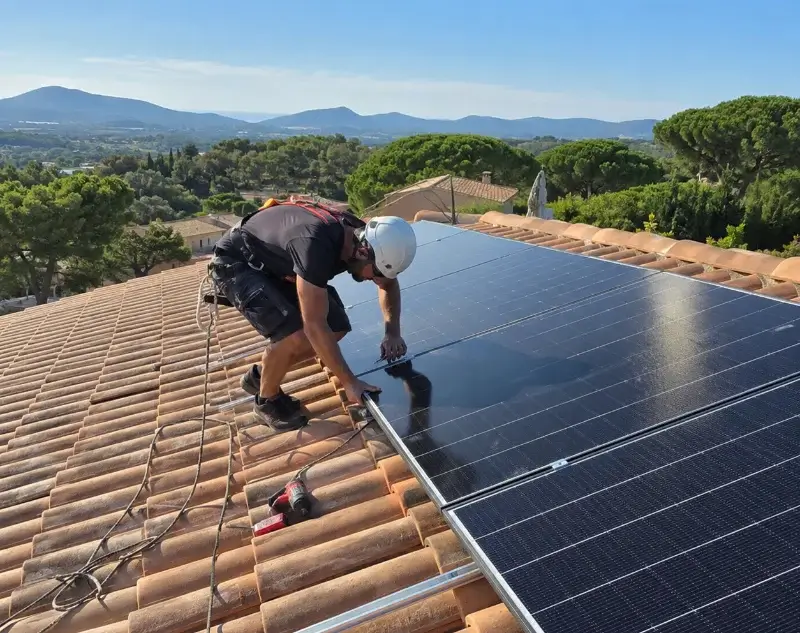 Installateur panneaux solaires Pignan — pose photovoltaïque sur toiture