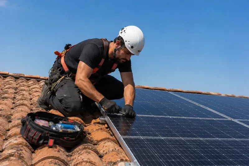Maintenance et monitoring de panneaux solaires à Pignan