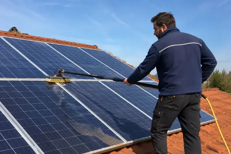 Nettoyage et entretien de panneaux solaires à Pignan
